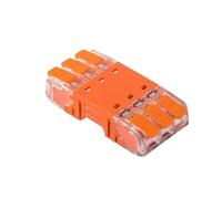 Connettori a leva, 2 ingressi 2 uscite e 3 ingressi for terminali maschio femmina a spina compatta Blocchi universali di giunzione libera(3 In 3 Out,10 sets)