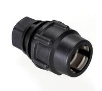 Connettori a vite di rendimento elevato PPFitting per i tubi del PE nella compatibilità 20 di dimensione dei sistemi di acqua potabile 63mm (63mm)