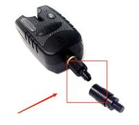 Connettori Allarme Pesca Adattatore Allarme Morso Nero Magnetico 4pz 611cm