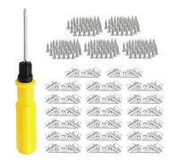 Connettori angolari per mobili, fissaggio sicuro, senza problemi, set di connessione, installazione semplice, elementi di fissaggio per mobili