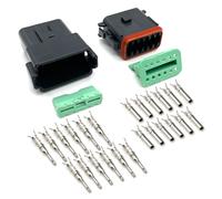 CONNETTORI AUTO E MOTO DEUTSCH 2 3 4 6 8 12 PIN MASCHIO E FEMMINA DT DTM GERMANY