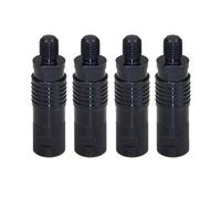 Connettori canna da pesca compatti e resistenti all'usura 4 pz adattatori a sgan