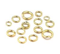 connettori circolari, 100 pezzi 4 6 8 10 mm Anelli di congiunzione in acciaio inossidabile Connettori aperti e bloccabili for forniture for la creazione di gioielli fai da te(0.6x4mm)