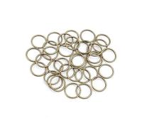 connettori circolari, 3 4 5 6 7 8 10 12 mm 200 pezzi/lotto anelli di congiunzione aperti singoli in metallo for gioielli fai da te; for la creazione di gioielli artigianali(Bronze,12mm 200pcs)