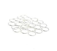 connettori circolari, 3 4 5 6 7 8 10 12 mm 200 pezzi/lotto anelli di congiunzione aperti singoli in metallo for gioielli fai da te; for la creazione di gioielli artigianali(Silver,3mm 200pcs)