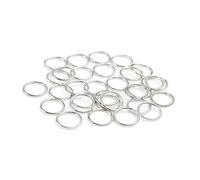 connettori circolari, 3 4 5 6 7 8 10 12 mm 200 pezzi/lotto anelli di congiunzione aperti singoli in metallo for gioielli fai da te; for la creazione di gioielli artigianali(Silvery2,3mm 200pcs)