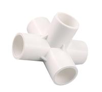 Connettori dei tubi in PVC I raccordi a 5 vie per l'installazione del sistema di drenaggio dell'approvvigionamento dell'acqua Five-Connections 25mm