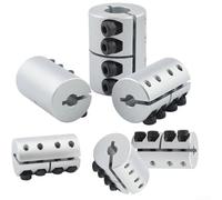 Connettori dell'albero della lega di alluminio di progettazione del passo verso il basso per l'ingegneria di precisione Compresi i tipi 6 35/10 & 12/15 (D32-L45-8-12)