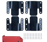 Connettori di divano ad incastro - Connettori di divano Clip | 4pcs staffe del connettore NEFFA sezionale universale con hardware | Sezione durevole Sezione Mobili Connectorr per il gruppo divano