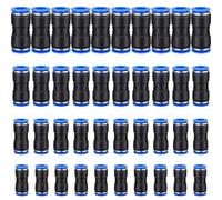 Connettori diritti a spinta pneumatica collega i montaggi di plastica dell'aria Spinta diritta Resistenza ad alta pressione Molto adatto per uso a lungo