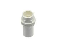 Connettori dritti for tubi in PVC con ID diretto da 20/25/32/40/50 mm, giunti for di scarico for acquari, adattatori for lo scambio acqua in ingresso e in uscita, 1 pezzo(White,Inner diameter 32mm)