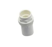 Connettori dritti for tubi in PVC con ID diretto da 20/25/32/40/50 mm, giunti for di scarico for acquari, adattatori for lo scambio acqua in ingresso e in uscita, 1 pezzo(White,Inner diameter 40mm)