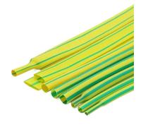 connettori elettricamente isolati, Guaina termorestringente Giallo Verde 2:1 Poliolefina 0,6-80 mm 1-25 metri