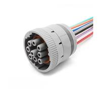 Connettori elettrici for autoveicoli 9 pin De*UTS*ch Nuovo connettore elettronico for auto R/OH/S Strumento diagnostico Cablaggio circolare grigio HD16-9-96S HD10-9-96P (9 pin maschio)(9p Female)