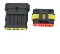 Connettori elettrici impermeabili a 6 pin per auto e barche, IP67, kit di crimpatura con guscio ignifugo (6 pin)