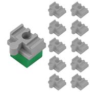 Connettori ferroviari in legno | 10 pezzi giocattolo ferroviario adattatore | di collegamento interattivi per bambini 3 anni in su, camera da, soggiorno, sala giochi, gioco