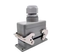 Connettori for carichi pesanti HDC-HE-016-1/2/3/4 F/M 16pin 16A 500V Spina for connettore aeronautico rettangolare industriale Connessione a vite(HDC-HE-016-4)