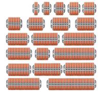 Connettori for cavi 223-2 Connettore for cavi di ancoraggio Cablaggio universale rapido Conduttori compatti Morsettiera a inserimento rapido(223-12P,50PCS)