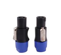 Connettori for cavi a 4 pin da 20 pz/lotto Connettore for altoparlante audio maschio a 4 poli(2 PCS)