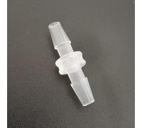 Connettori for tubi con portagomma in plastica riutilizzabili - Raccordi con portagomma diritti uguali - Confezione da 25 - PP trasparente(1/8 Inch-3.2mm)