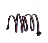 Connettori maschio e femmina con cavi 1-10 PZ 2Pin 3Pin 4Pin 5Pin J + S + T L + E + D Cavo di prolunga 22AWG Filo elettrico Maschio Femmina Connettore(5Pin 0.5m,5PCS)