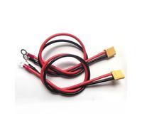 Connettori maschio e femmina con cavi XT60 X90 a M8 O Ring Occhiello terminali della batteria Connettore Cavo 10/12AWG Caricabatterie Alimentazione laterale(XT90 Female Male)
