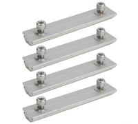 Connettori modificabili per pannello di sistema in alluminio per fotovoltaico per guida di montaggio su moduli, profili a forma di T, per installazione solare fotovoltaica in alluminio, resistenti