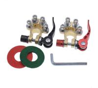 Connettori Morsetti Cavi Batteria Coppia + - Per Auto Camion SUV Con Chiave