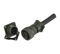 Connettori MS3106A di grado aeronautico con isolamento affidabile e protezione contro le influenze ambientali durante l'uso nell'industria (3 pin)