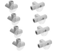 Connettori per Box Gioco a 3 Vie in Plastica 8 Pezzi | Diametro Interno 2,5cm, per Montaggio Interno Rapido, Giunti a T e Tre Vie