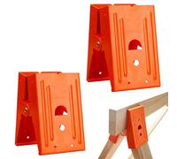 Connettori per cavalletti per segare Hardware di serraggio e fissaggio 2 | Morsetti cavalletto carpenteria per la falegnameria la costruzione lavorazione del legno l'officina il garage il banco di