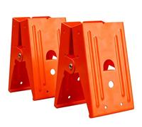 Connettori per cavalletto, 2 pezzi, in metallo resistente, 181,4 kg, morsetto hardware da 18 cm, per falegnameria, robusto di supporto per la lavorazione del legno, falegnameria