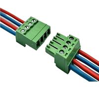 Connettori per cavi con pin 10 paia/10 pezzi Saldatura testa a testa aerea - Spina 3,5 mm 2-24P Maschio+Femmina(Only Male 10pcs,3P)