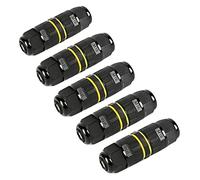 Connettori per cavi impermeabili Connettore for cavo elettrico con scatola di giunzione impermeabile for esterni IP68 M16 M20 M25 for cavi da Ø3,5-14 mm(M16 5-8mm,10 sets,2P)