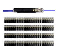 Connettori Per Cavi Push-In,100 Pezzi Isolati Impermeabili Senza Saldatura - Terminali Elettrici E Connettore Cavi | Auto rimorchio camper officina riparazioni casa led