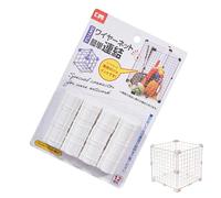 Connettori per griglia cubica - Robusto e facile da installare - Connettori per griglia organizzativa cubo, per scatola di giocattoli - Scatola per animali - Organizzazione di armadi soggiorno casa