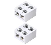 Connettori per strisce LED, 1,2 x 1,1 x 0,7 cm, connettori trasparenti per | Gapless, connettore a filo | Connettore a nastro senza saldatura, impermeabile da 8 mm, per strisce luminose da 5 V, 12 V