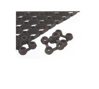 Connettori per tappeto in gomma Best - nero - Velcoc - conf. 25 pezzi