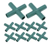 Connettori per telaio 10 connettori per canne Pali per piante Giardinaggio Framework Building 11mm Plastica 3 Way Corner Style4. Portautensili da giardino