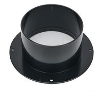 Connettori per tubi in ABS per condotti di ventilazione a flangia diritta costruiti per bassa resistenza all'aria e durata (100 mm)