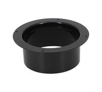 Connettori per tubi in ABS per condotti di ventilazione a flangia diritta costruiti per bassa resistenza all'aria e durata (125 mm)