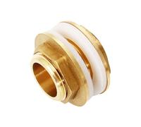 Connettori per tubi in ottone da 3/4" per serbatoi d'acqua maschio filettatura completa raccordo per serbatoi d'acqua Connettori per giunti di ricambio adattatore per tubo da giardino