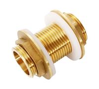 Connettori per tubi in ottone da 3/4" per serbatoi d'acqua maschio filettatura completa raccordo per serbatoi d'acqua Connettori per giunti di ricambio adattatore per tubo da giardino