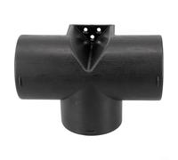 Connettori per tubo di sfiato dell'aria calda, 75 mm, in plastica nera, per installazione o aggiornamento di riscaldatori Webasto Diesel