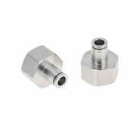 Connettori Push to Connect 5/16" 3/4"BSPT 2 Pz Argento per Linea Aerea