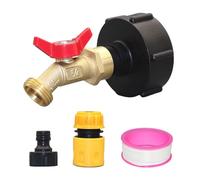 Connettori Rapidi Adattatore Rubinetto Per Tubo Flessibile In Ottone Set Per Container Camme Consumo Standard Accessori Tubi Flessibili IBC Accessori Idraulici