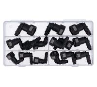 Connect Assortiti 90 Angolato Tubo Carburante Connettori Rapidi 15pc 34030