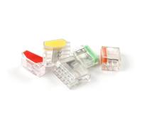 Connettori rapidi for cavi in scatola, connettori universali compatti for cavi di cablaggio domestico, morsettiera for conduttori a 2/3/4/6/8 pin, 20 pezzi(252(40PCS))