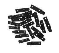 Connettori Rapidi per Pannelli, Set 10 Pezzi in Plastica Nera | Giunzione Nascosta per Arredi Moderni, Fissaggio Sicuro e Installazione Veloce, Uso Versatile su Parete e Armadio