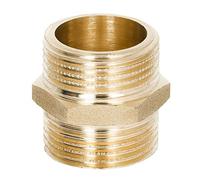 Connettori riduttori, boccole, BSP, in ottone, 3/4" maschio - 3/4" maschio